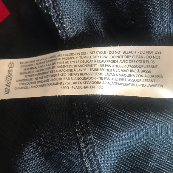 Ariat Tek heatseries women’s XS spellout 1/4 zip navy/red equestrian riding mesh - Picture 9 of 10